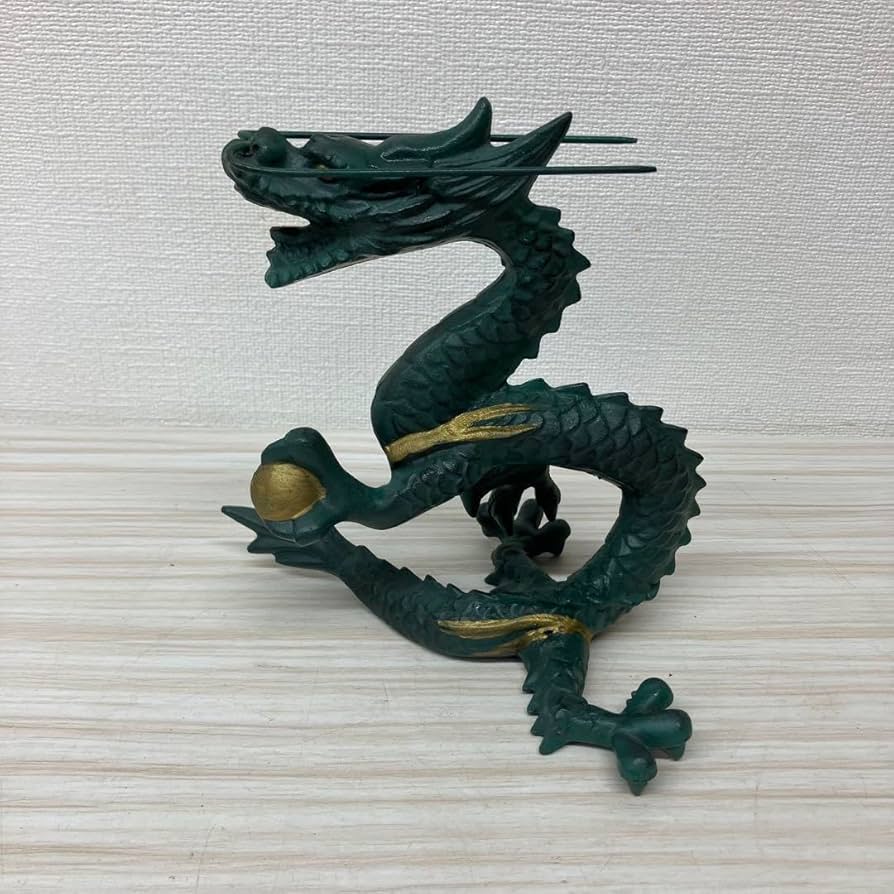 龍 昇龍 正義 金属 金属工芸 置物 オブジェ インテリア
